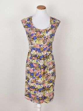 Boden Margot Casual Weekend Jersey Dress Floral - 8